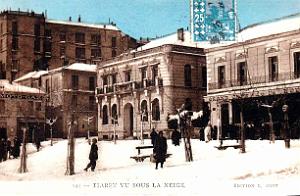 Tiaret vu sous la Neige